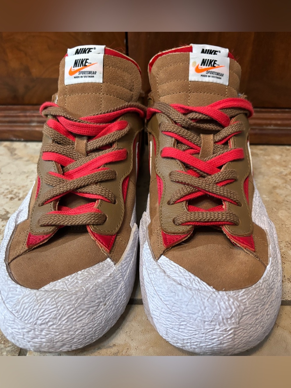 Nike Blazer Low x Sacai ‘British Tan’